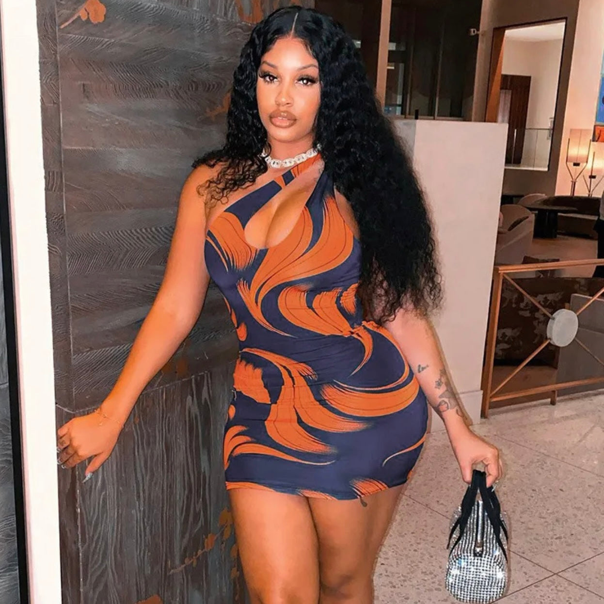 Swirl mini dress – LaTerryan